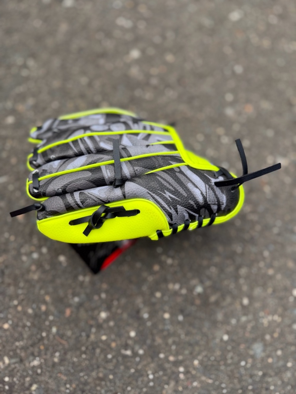 Neon Yellow & Black 9’’ Baseball Glove